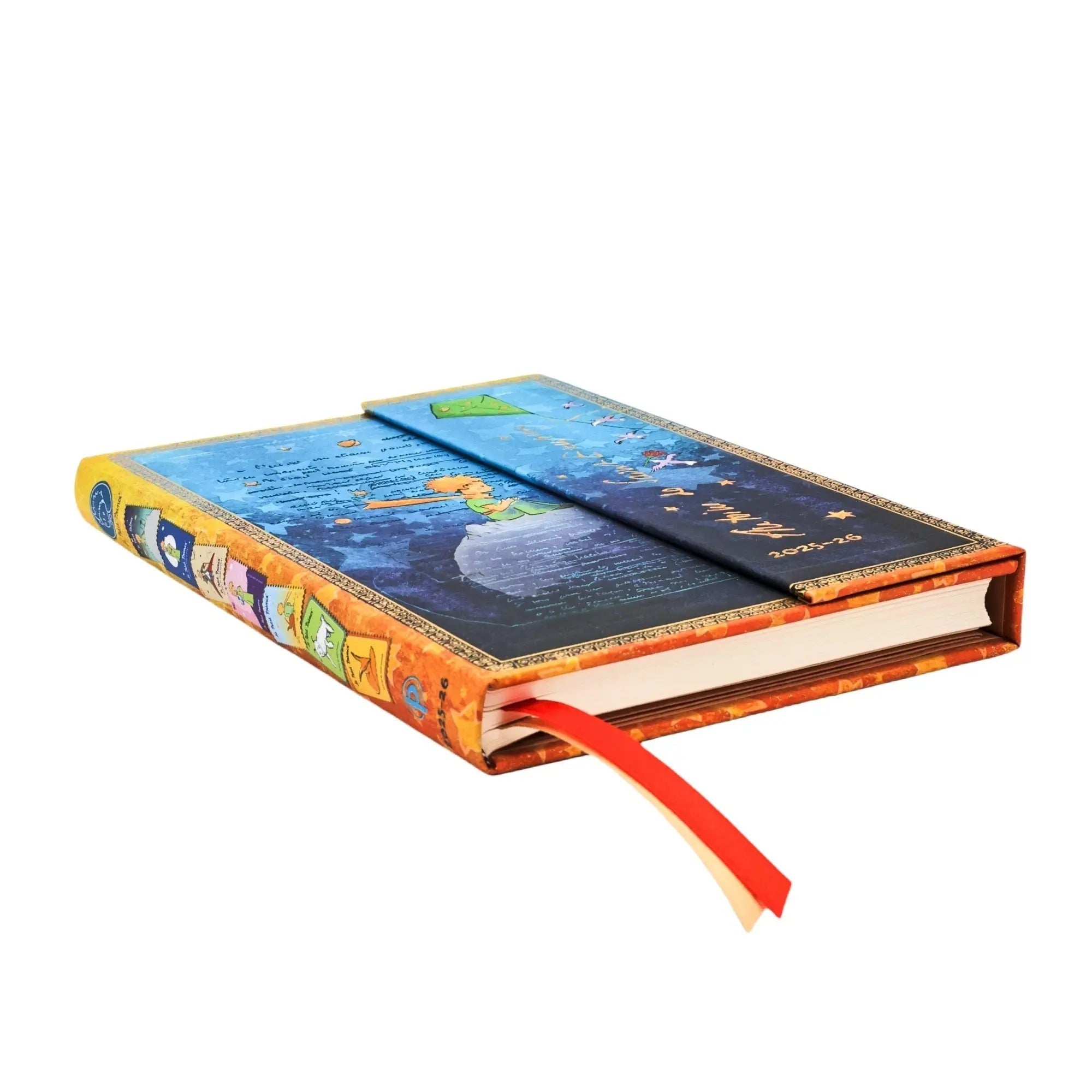 Agenda 2025 - 2026 PAPERBLANKS Saint - Exupéry, Le Petit Prince - 1 semaine sur 2 pages - Midi - Hardcover - Horizontal - 160p - 9780349708706
