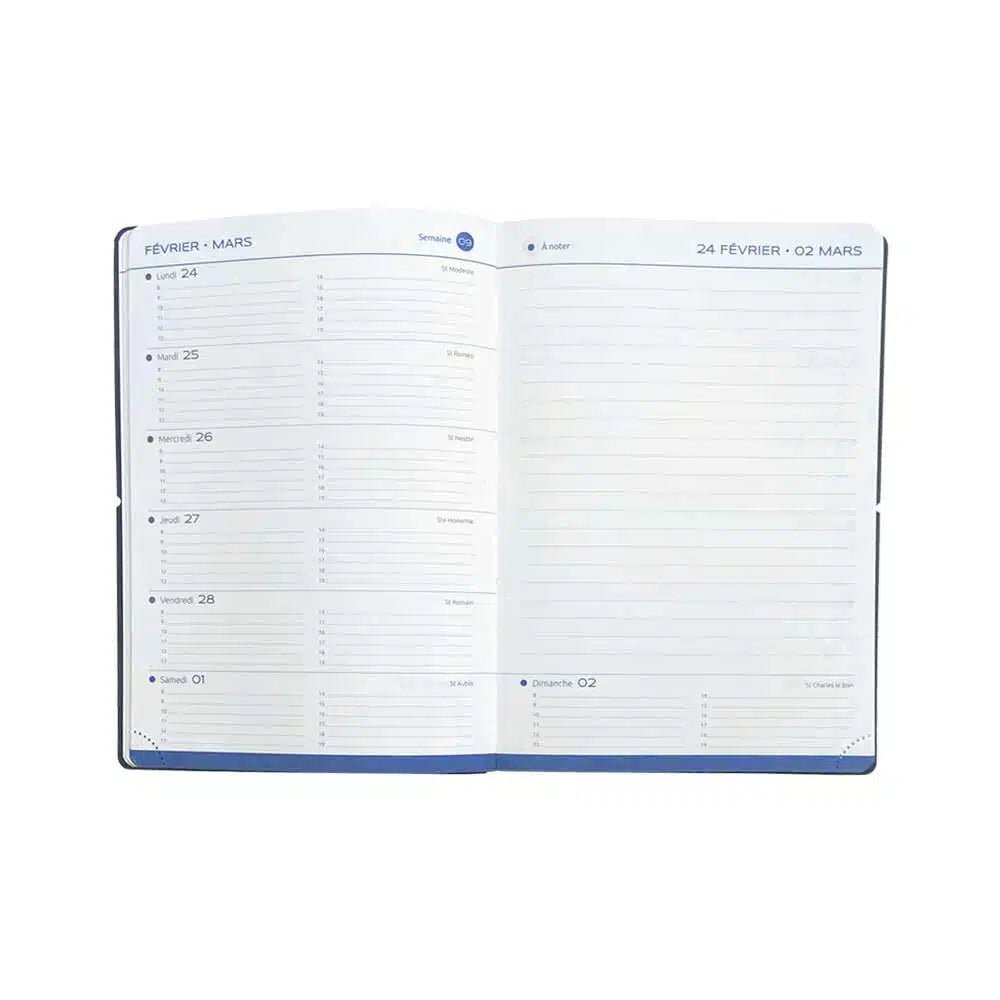 Agenda 2025 ÉPOPÉE Félicité - 1 semaine + notes - A5 - Fleurs Arty - 3760281972010