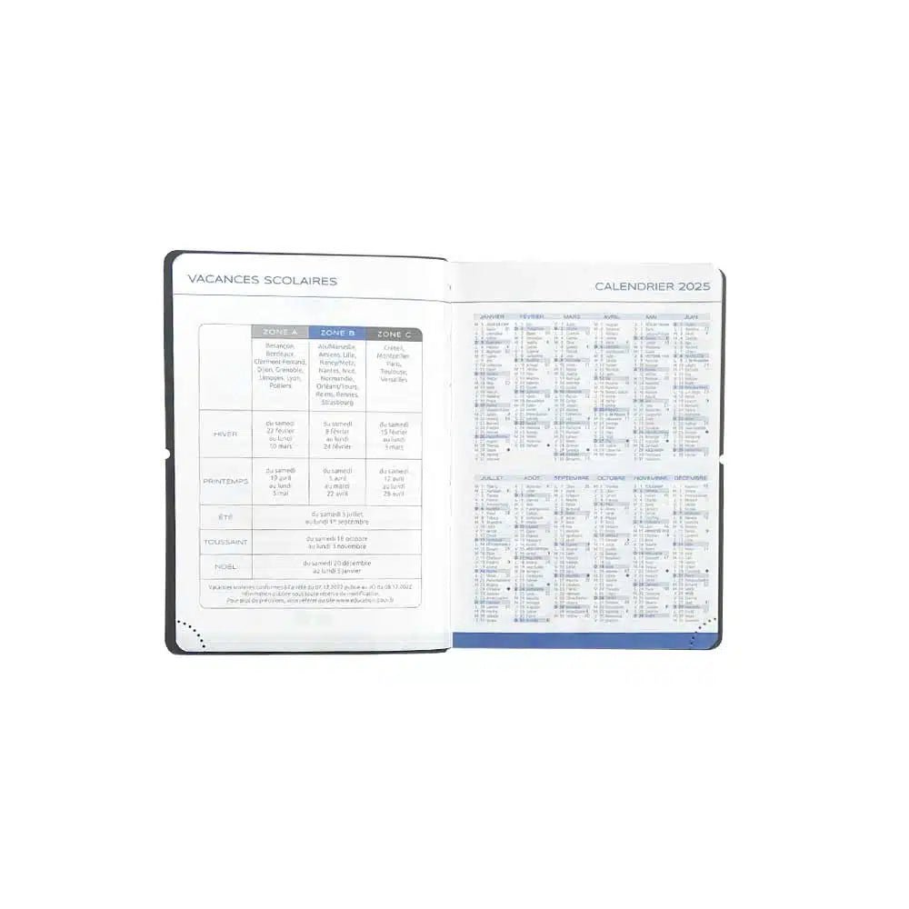 Agenda 2025 ÉPOPÉE Félicité - 1 semaine + notes - A6 - Fleurs Arty - 3760281971013