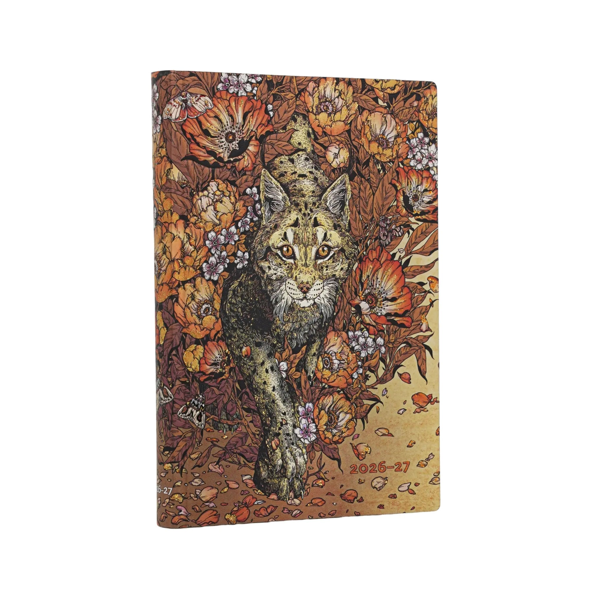 Agenda 2026 - 2027 PAPERBLANKS L'Ascension du Lynx - 1 semaine sur 2 pages - Mini - Softcover - Horizontal - 176p - 9780349721095