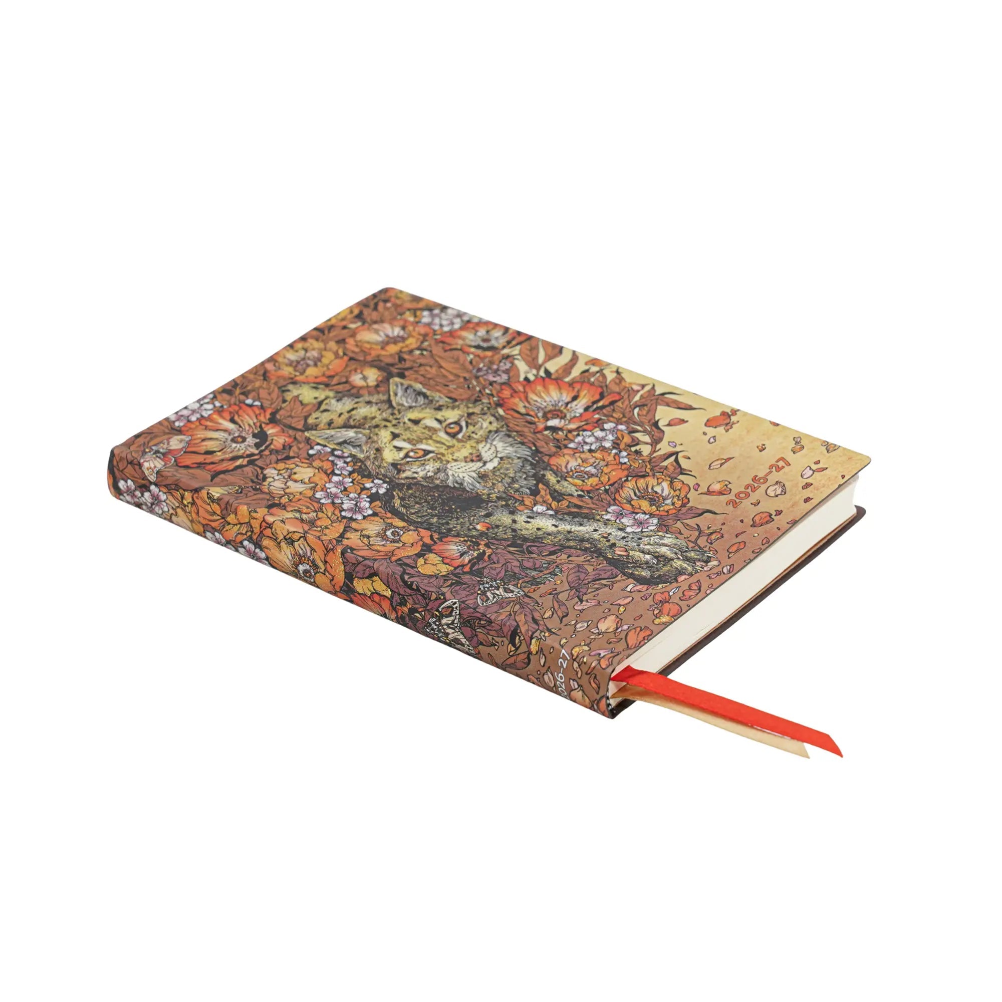 Agenda 2026 - 2027 PAPERBLANKS L'Ascension du Lynx - 1 semaine sur 2 pages - Mini - Softcover - Horizontal - 176p - 9780349721095