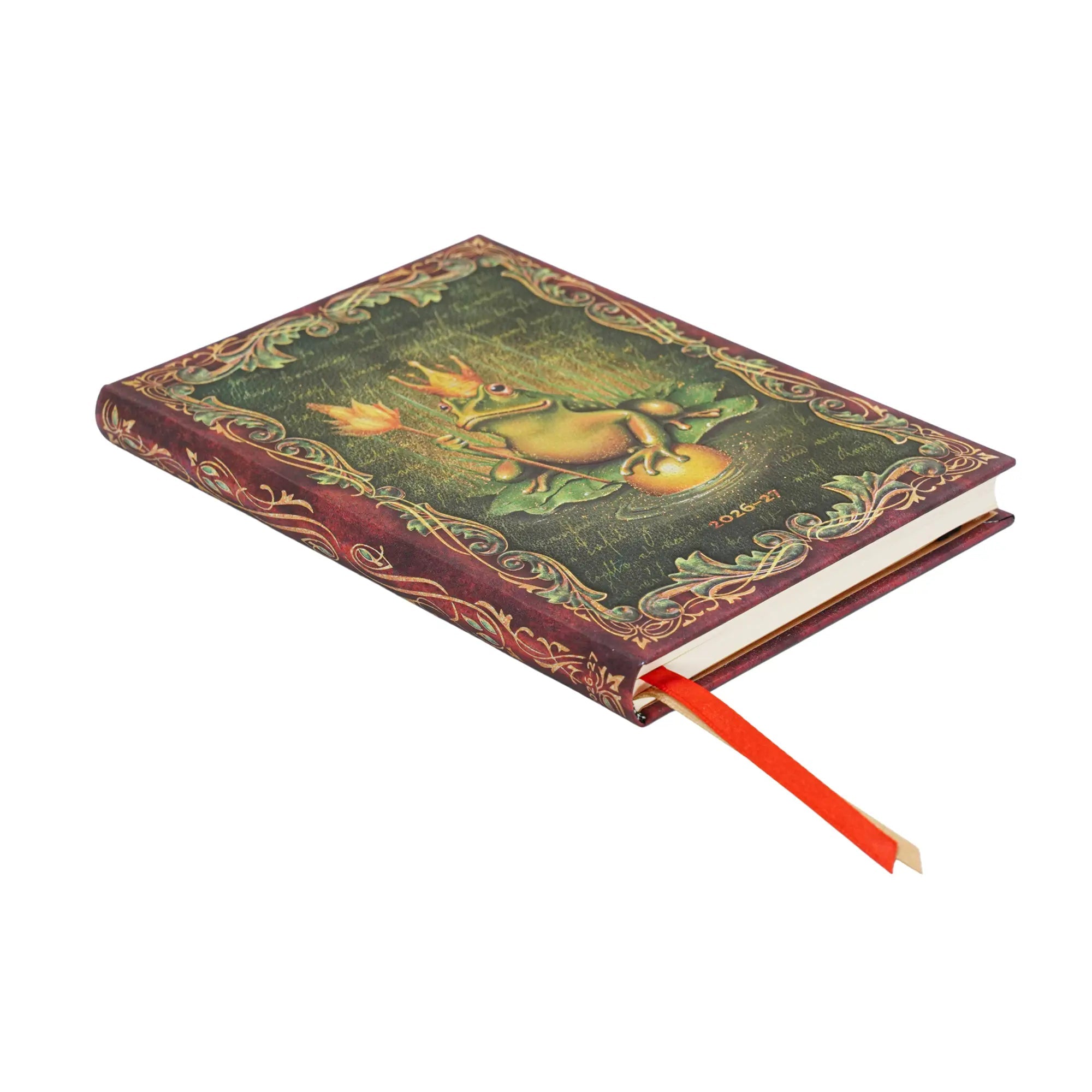 Agenda 2026 - 2027 PAPERBLANKS Les Frères Grimm, Le Roi Grenouille - 1 semaine sur 2 pages - Midi - Hardcover - Horizontal - 176p - 9780349720289