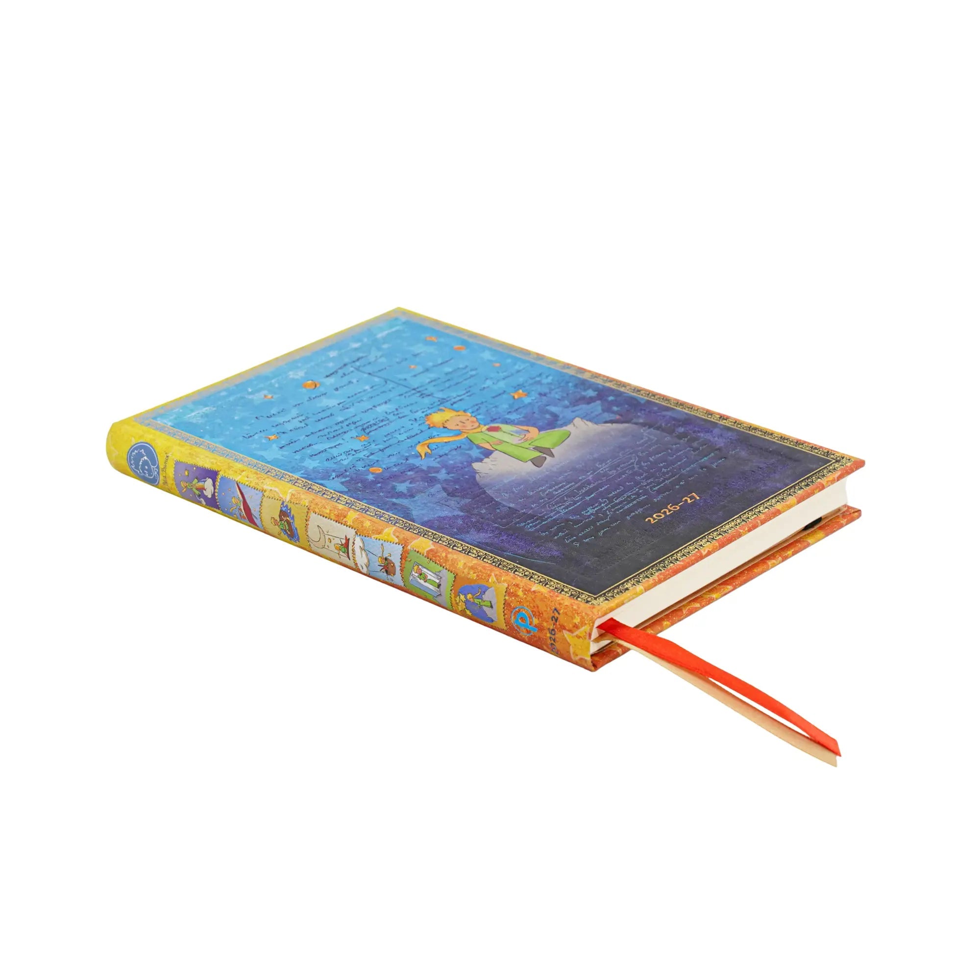 Agenda 2026 - 2027 PAPERBLANKS Saint - Exupéry, Le Petit Prince - 1 semaine sur 2 pages - Midi - Hardcover - Horizontal - 176p - 9780349720265