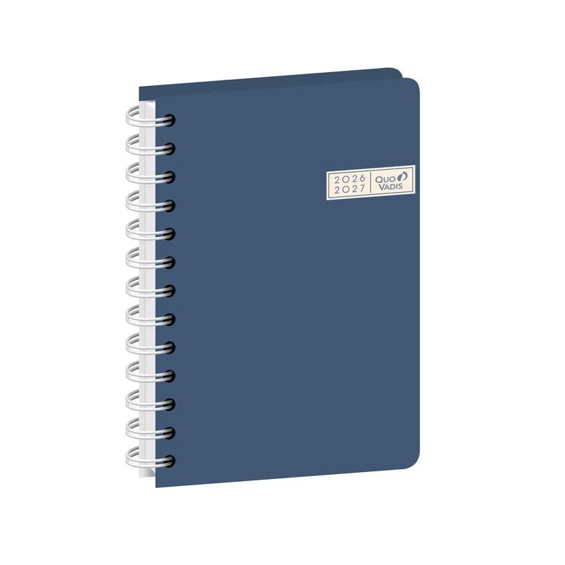 Agenda 2026 - 2027 QUO VADIS Eurotextagenda ML - 12 x 17 cm - 1 jour par page - Orientation horizontale - Egeo uni - 3371010545902