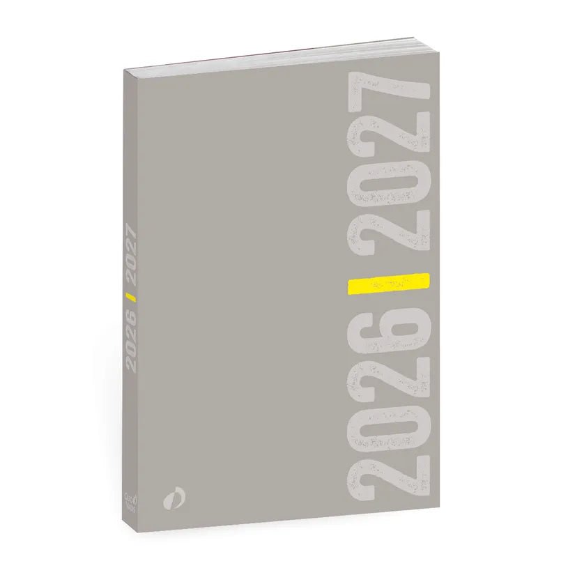 Agenda 2026 - 2027 QUO VADIS Eurotextagenda ML - 12 x 17 cm - 1 jour par page - Orientation horizontale - Welcome gris - 3371010542130