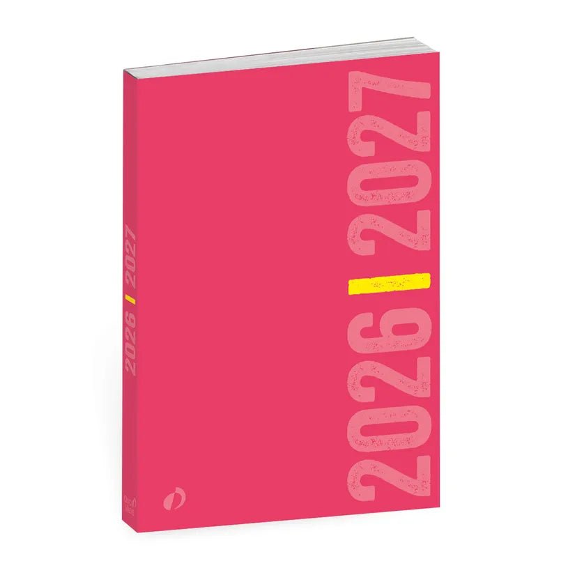 Agenda 2026 - 2027 QUO VADIS Eurotextagenda ML - 12 x 17 cm - 1 jour par page - Orientation horizontale - Welcome rose - 3371010542147