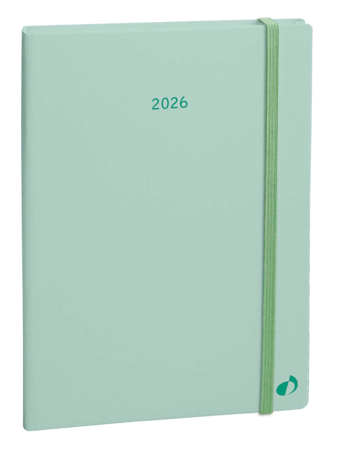 Agenda 2026 - 2027 QUO VADIS Ministre Septembre Color - 16 x 24 cm - 1 semaine sur 2 pages - Orientation verticale - Pastel vert - 3371010543908