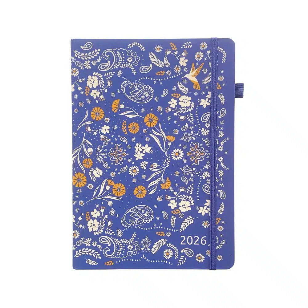 Agenda 2026 ÉPOPÉE Félicité - A5 - 1 semaine + notes - Orientation horizontale - Bandana - 3760281972010
