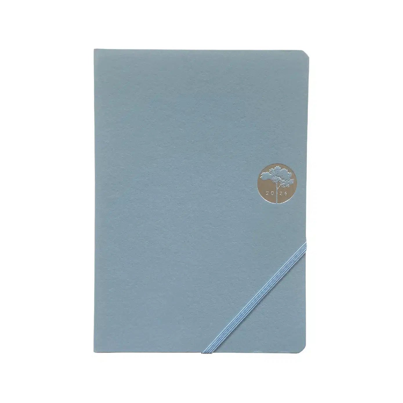 Agenda 2026 ÉPOPÉE Lucie - A5 - 1 semaine sur 2 pages - Orientation verticale - Bleu ciel - 