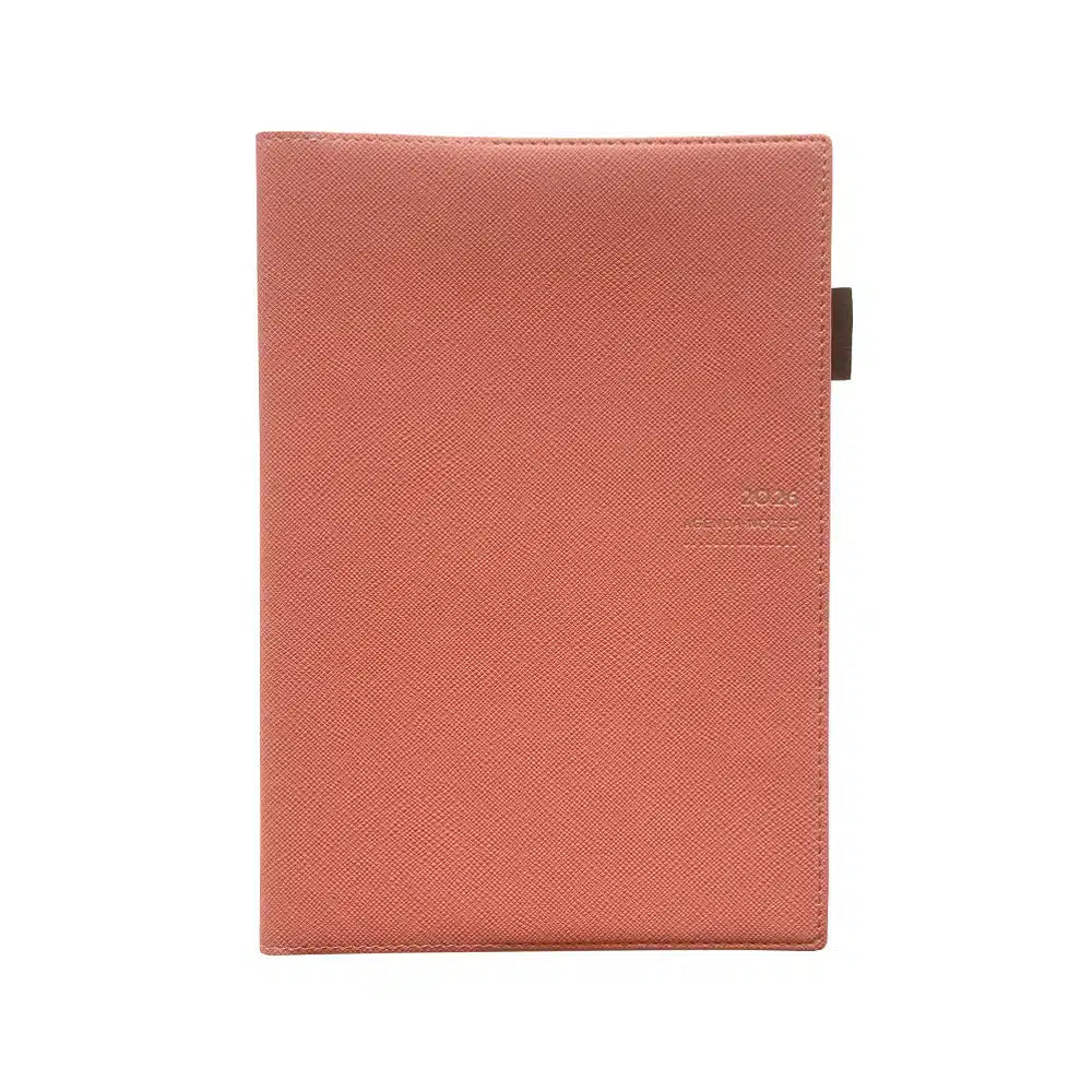 Agenda 2026 ÉPOPÉE Patience - A5 - 1 semaine sur 2 pages - Orientation verticale - Corail - 3760281972034