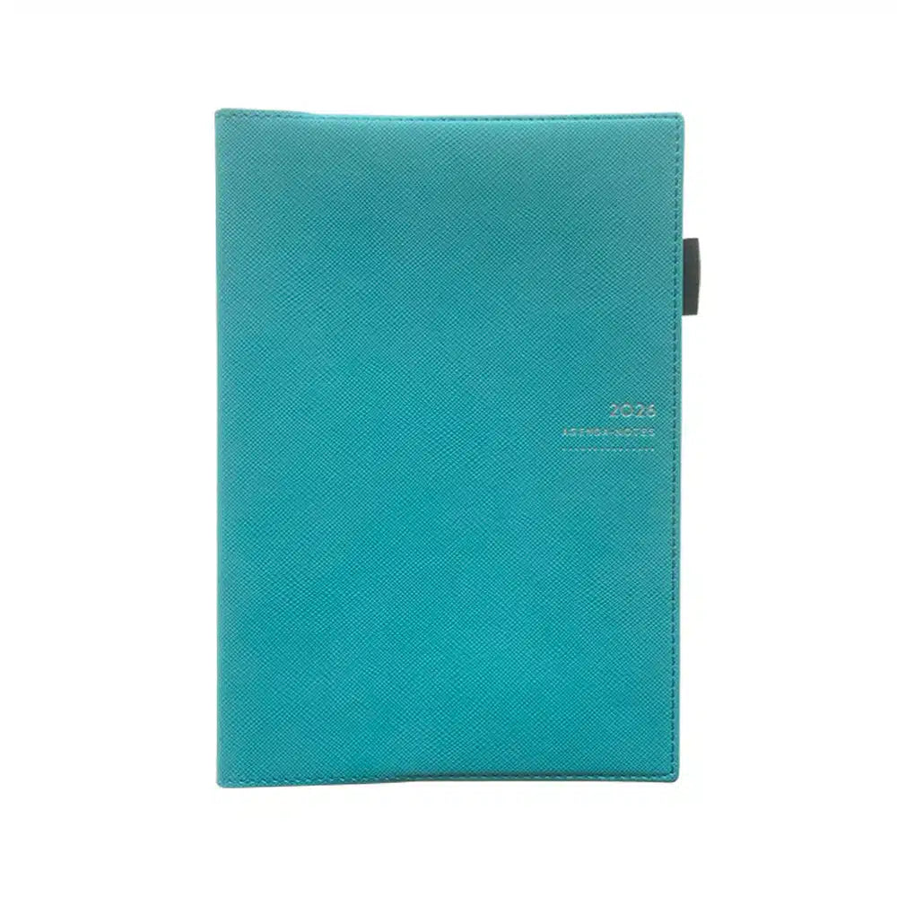 Agenda 2026 ÉPOPÉE Patience - A5 - 1 semaine sur 2 pages - Orientation verticale - Turquoise - 3760281972034