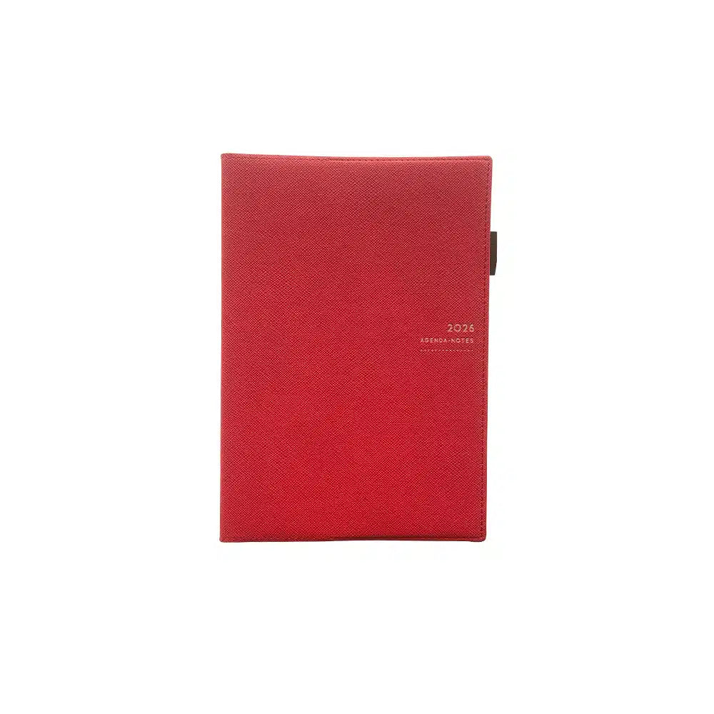 Agenda 2026 ÉPOPÉE Patience - A6 - 1 semaine + notes - Orientation horizontale - Rouge - 3760281971037