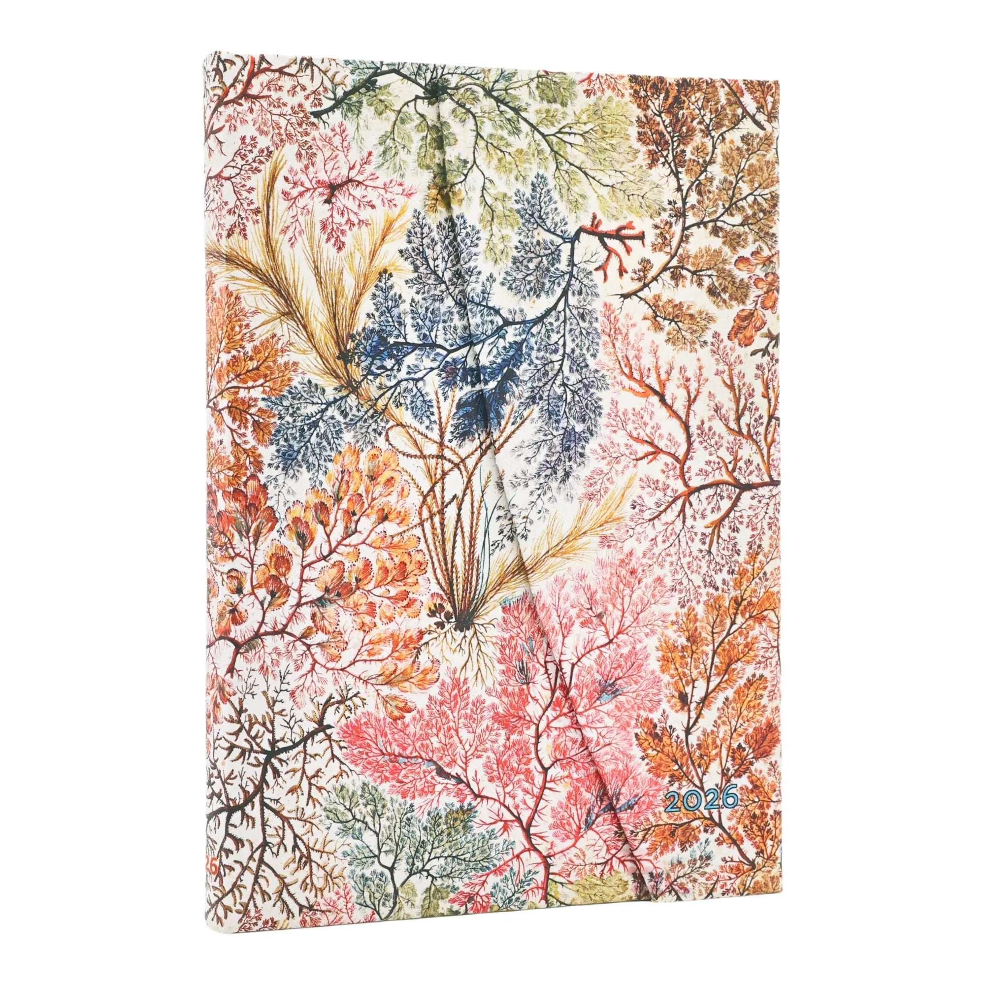 Agenda 2026 PAPERBLANKS Anémone - 1 semaine sur 2 pages - Midi - Hardcover - Vertical - 160p - 9780349709208