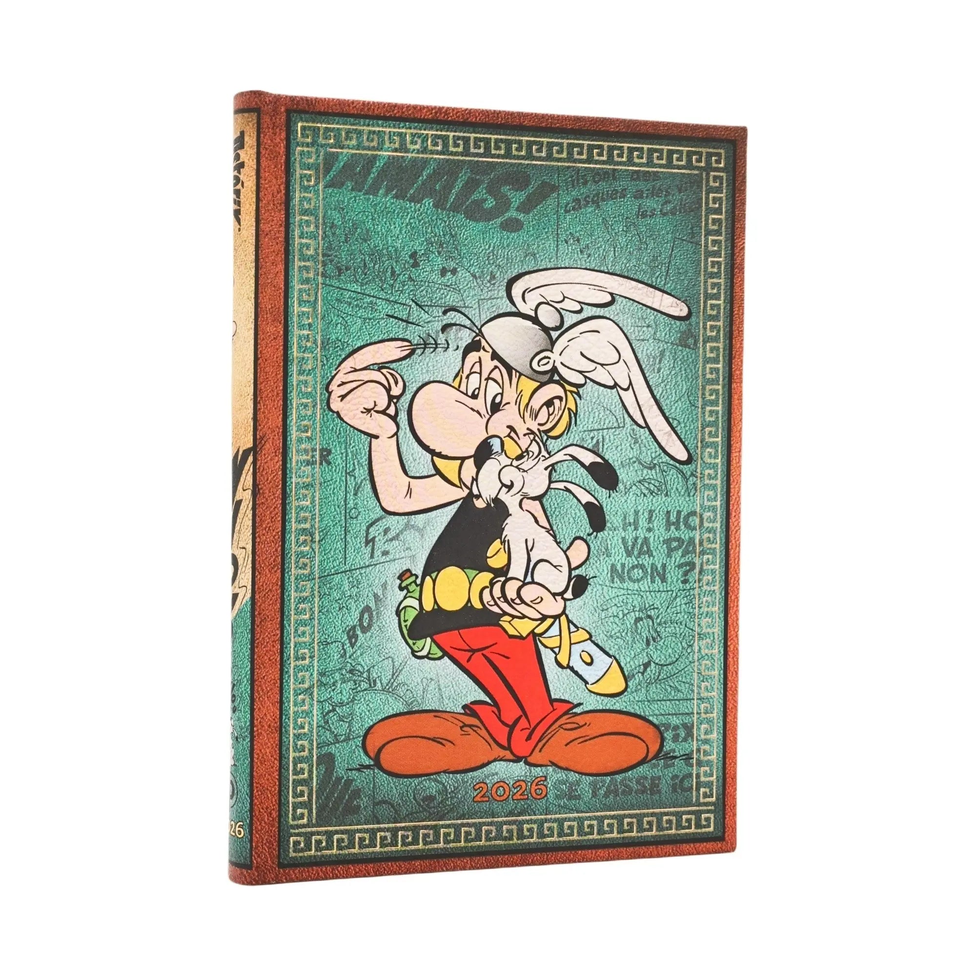Agenda 2026 PAPERBLANKS Astérix le Gaulois - 1 semaine sur 2 pages - Midi - Hardcover - Horizontal - 160p - 9780349709116