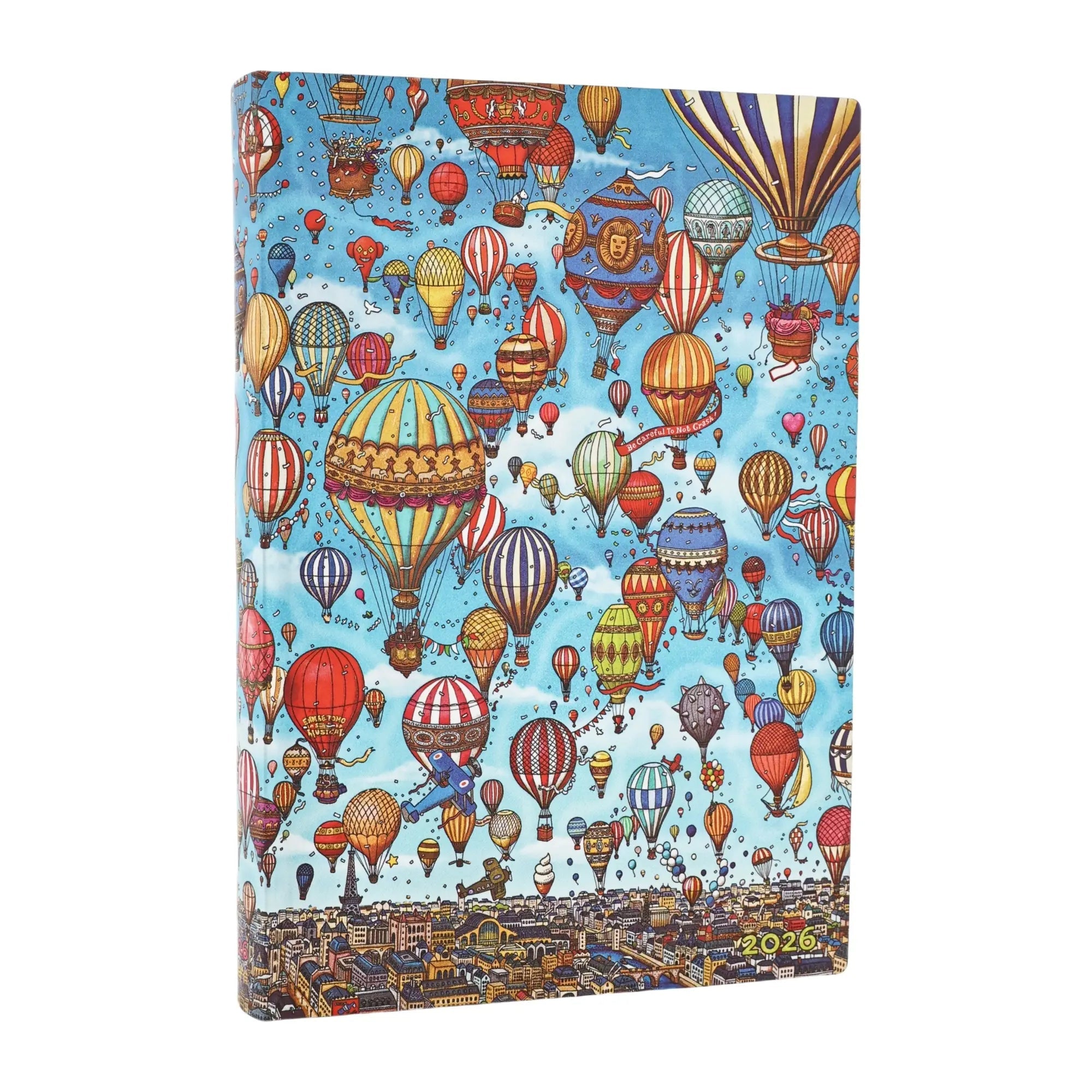 Agenda 2026 PAPERBLANKS Festival de Montgolfières - 1 jour par page - Midi - Softcover - 432p - 9780349710754