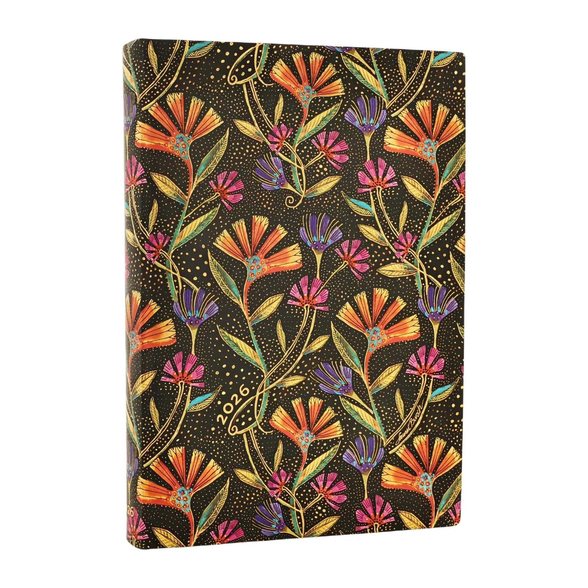 Agenda 2026 PAPERBLANKS Fleurs Sauvages - 1 jour par page - Midi - Softcover - 432p - 9780349710761