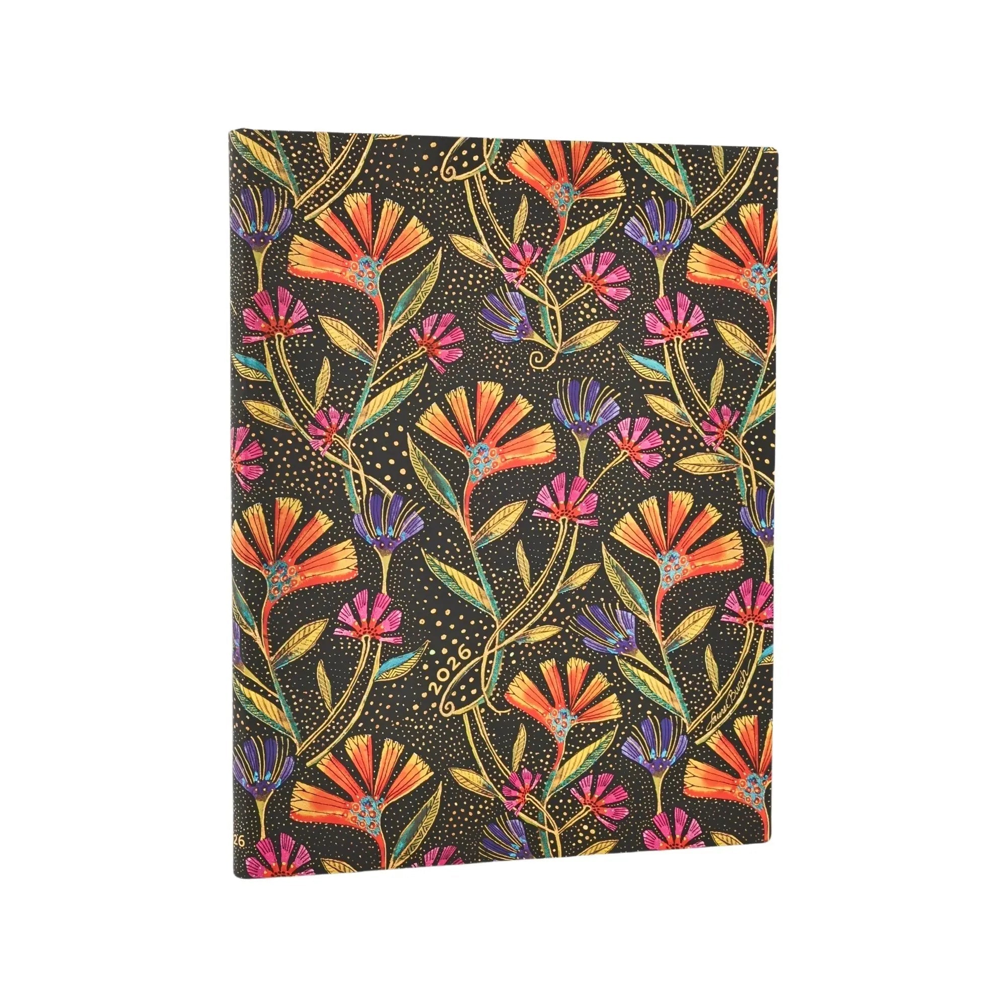 Agenda 2026 PAPERBLANKS Fleurs Sauvages - 1 semaine sur 2 pages - Ultra - Softcover - Vertical - 176p - 9780349710990