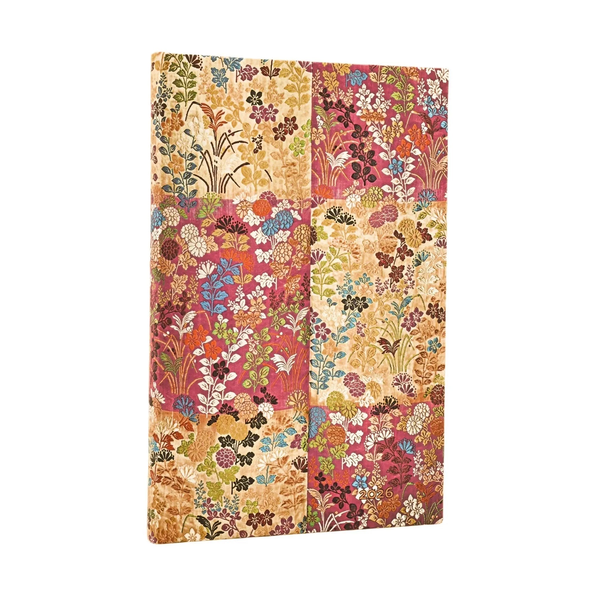Agenda 2026 PAPERBLANKS Kara - ori Rose - 1 semaine sur 2 pages - Maxi - Hardcover - Horizontal - 160p - 9780349709314