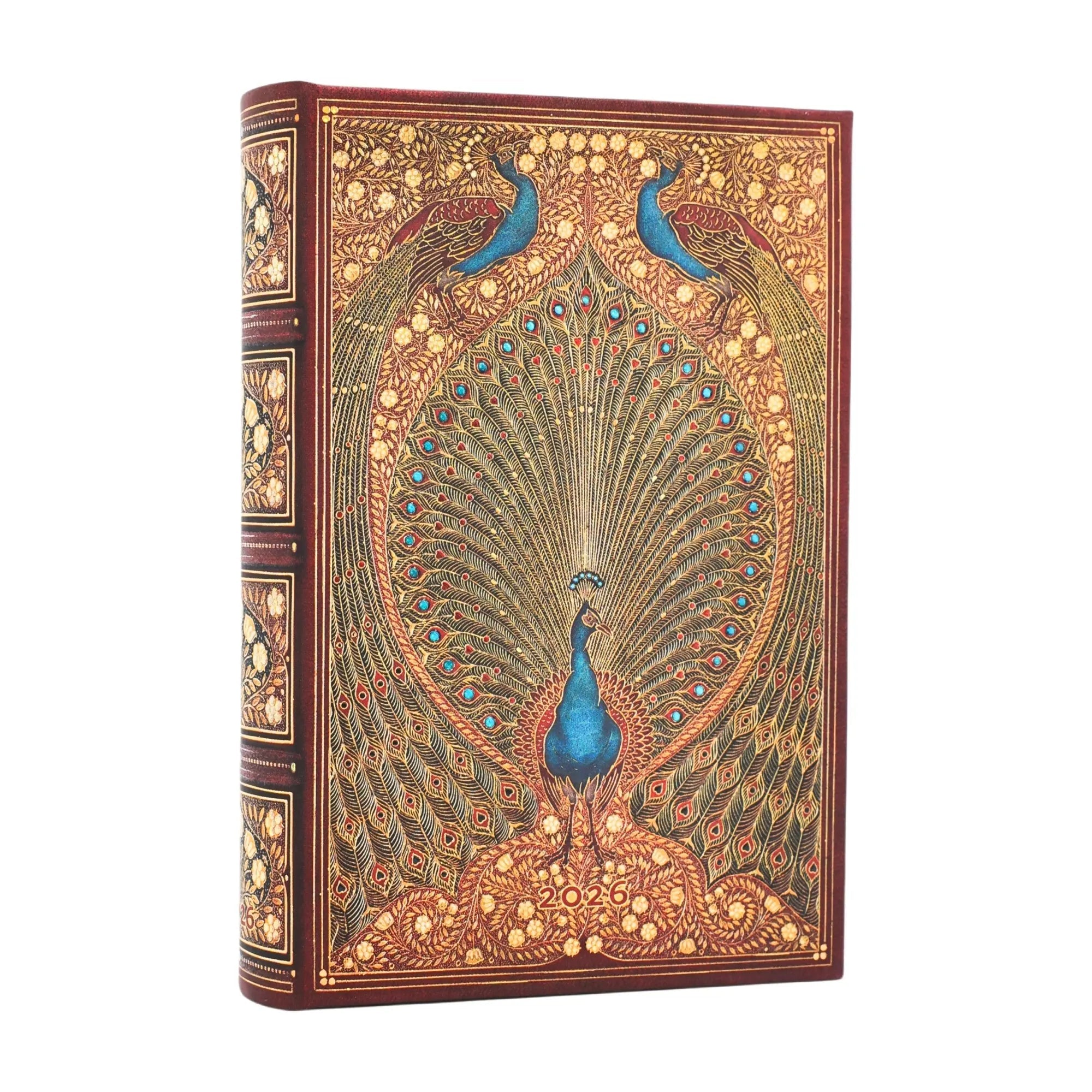 Agenda 2026 PAPERBLANKS Les Paons de Hafiz - 1 jour par page - Mini - Hardcover - 416p - 9780349708775