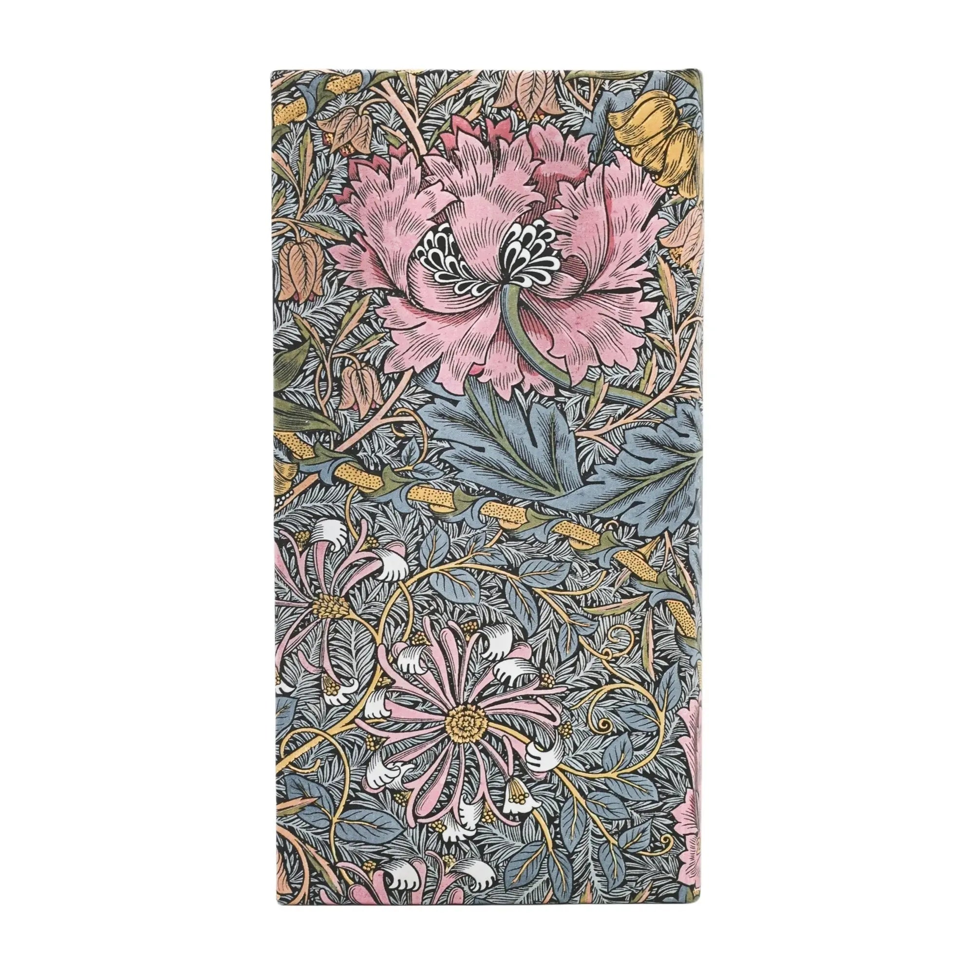 Agenda 2026 PAPERBLANKS Morris Chèvrefeuille Rose - 1 semaine sur 2 pages - Slim - Hardcover - Horizontal - 160p - 9780349709048