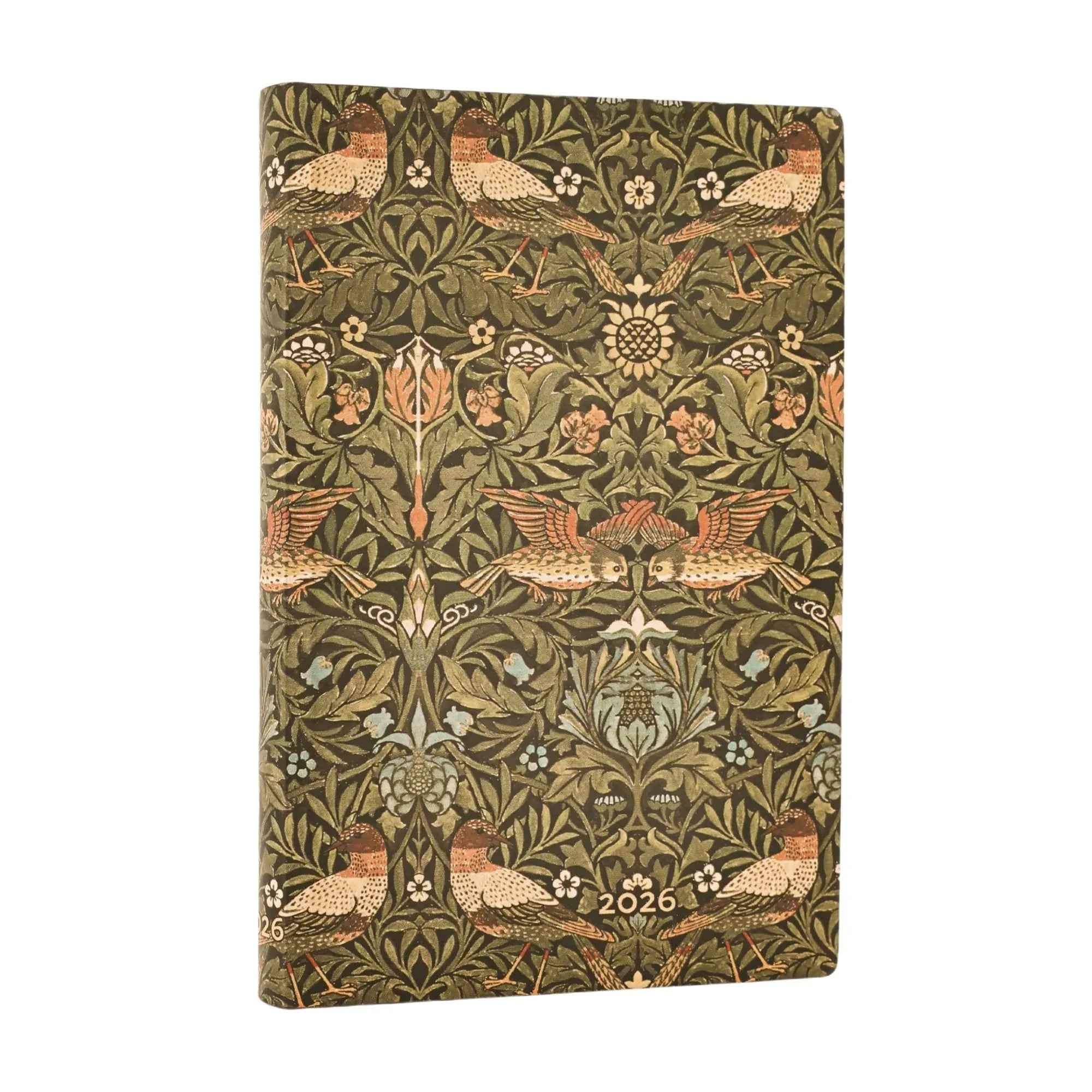 Agenda 2026 PAPERBLANKS Morris Oiseaux - 1 semaine sur 2 pages - Mini - Softcover - Vertical - 176p - 9780349709673