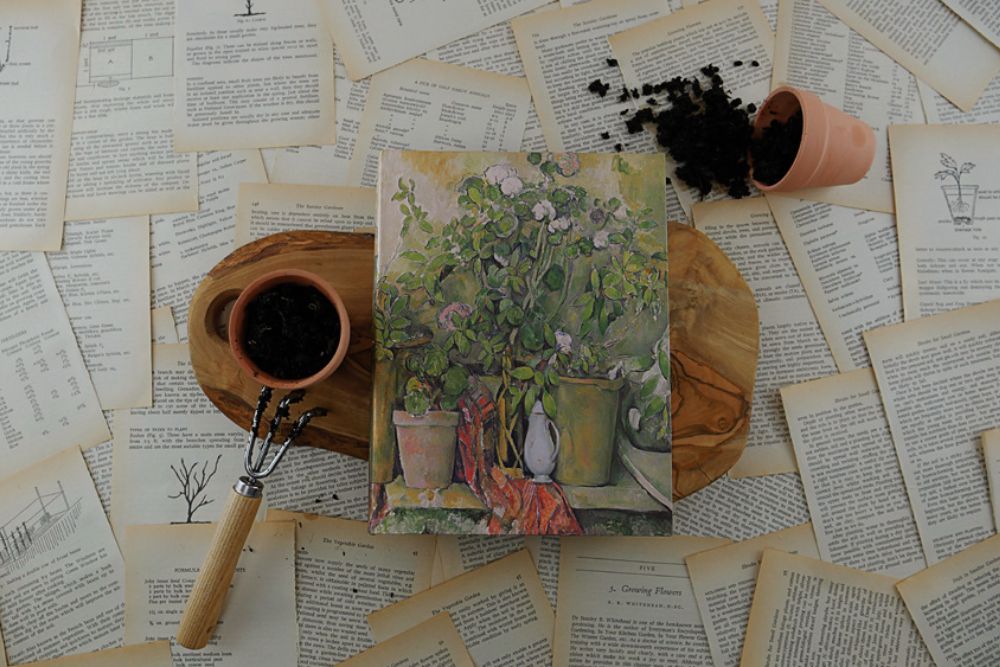 Agenda 2026 PAPERBLANKS Pots en Terre Cuite et Fleurs de Cézanne - 1 jour par page - Midi - Hardcover - 416p - 9780349709079
