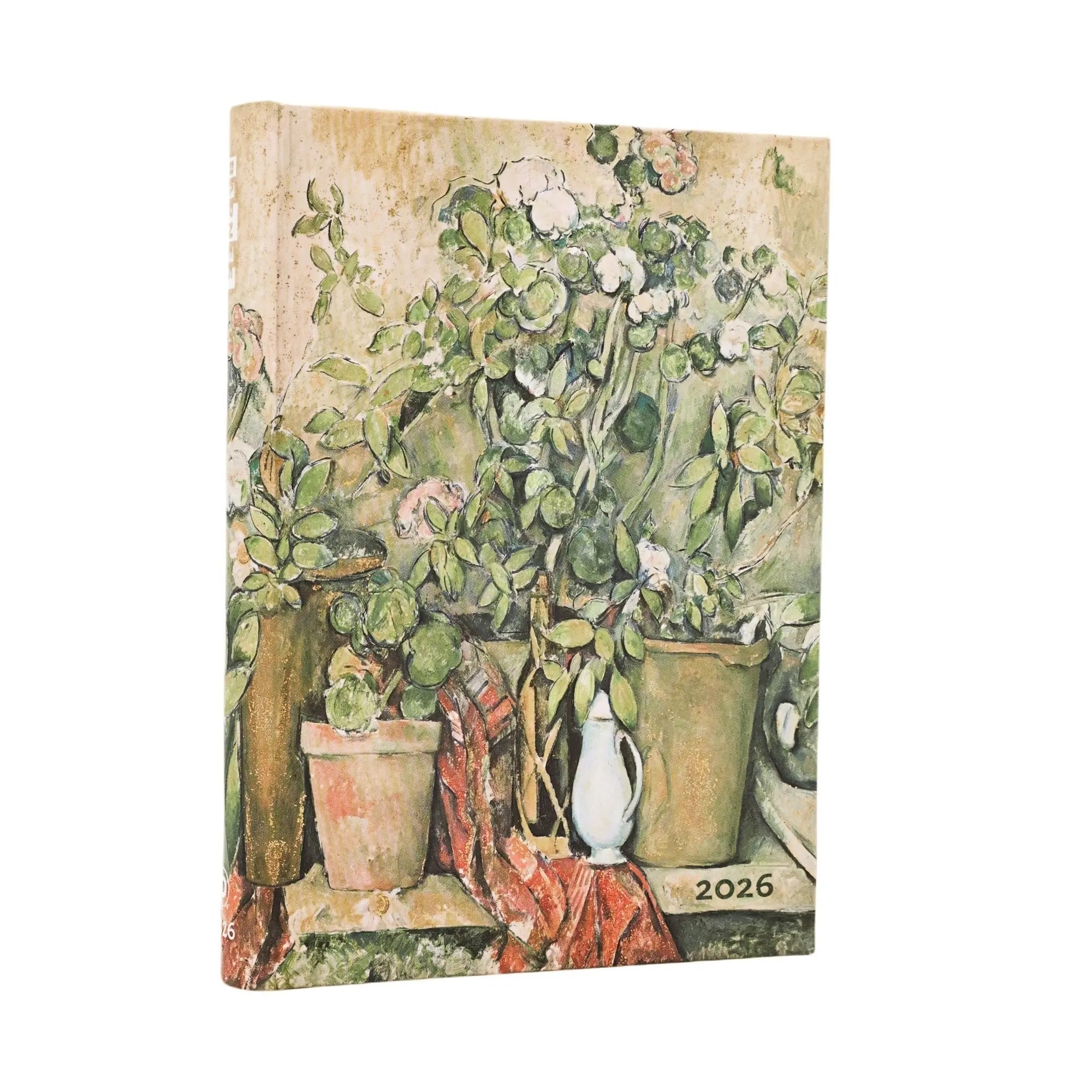 Agenda 2026 PAPERBLANKS Pots en Terre Cuite et Fleurs de Cézanne - 1 jour par page - Midi - Hardcover - 416p - 9780349709079