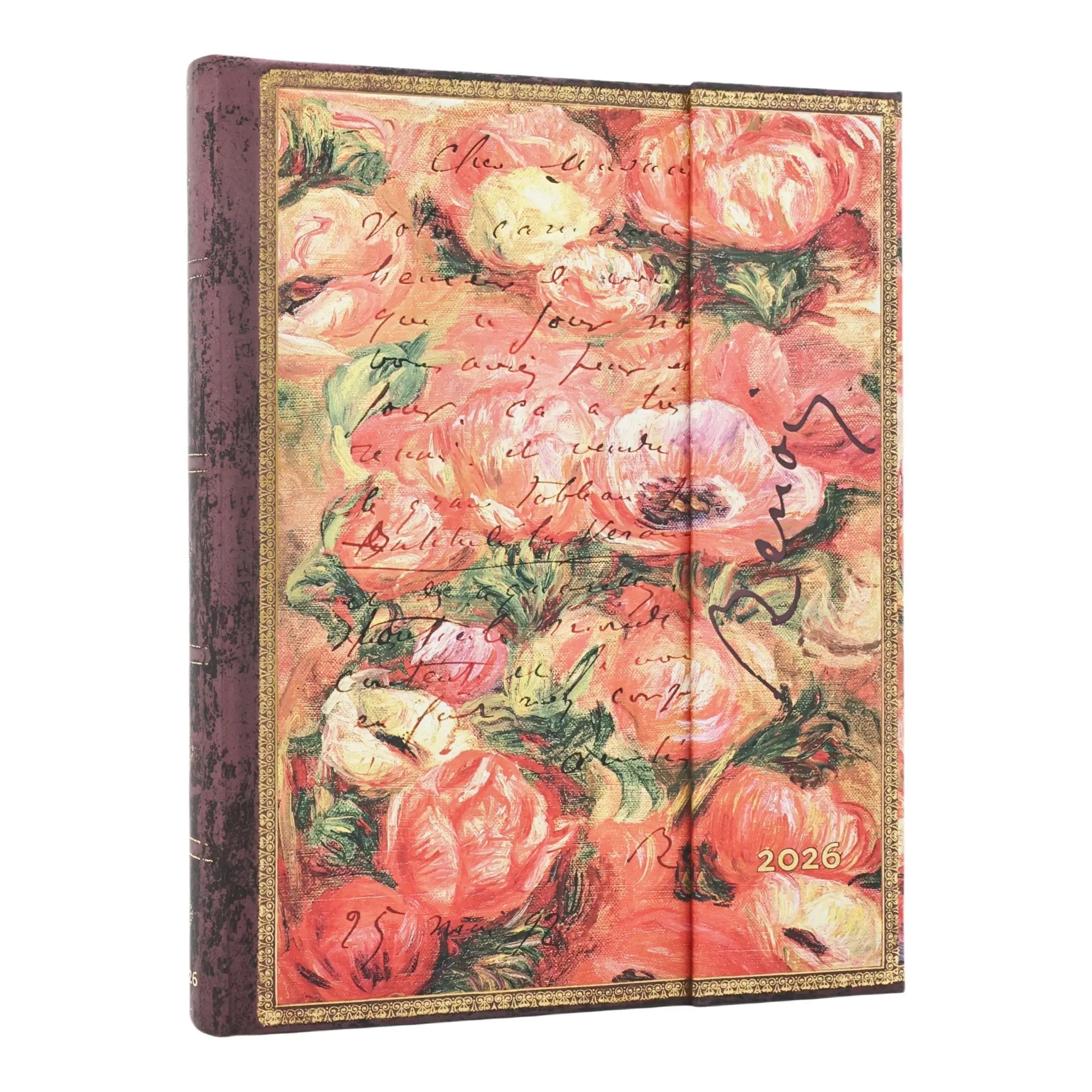 Agenda 2026 PAPERBLANKS Renoir, Lettre à Morisot (1892) - 1 jour par page - Ultra - Hardcover - 416p - 9780349709420