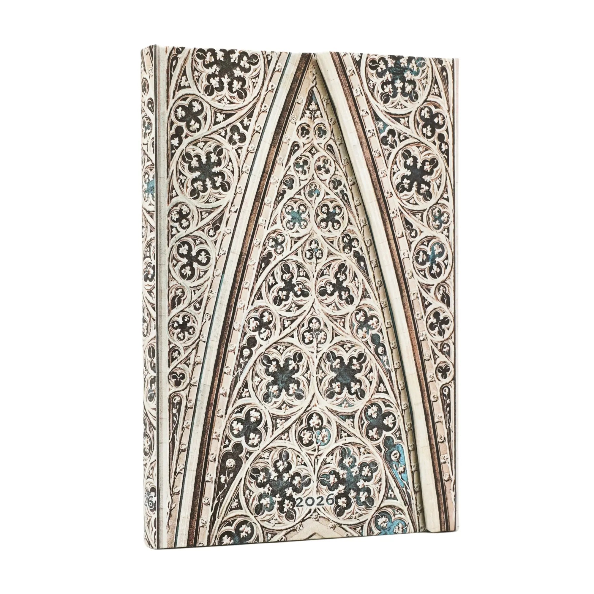 Agenda 2026 PAPERBLANKS Voûte de la Cathédrale de Milan - 1 semaine sur 2 pages - Mini - Hardcover - Vertical - 160p - 9780349709017
