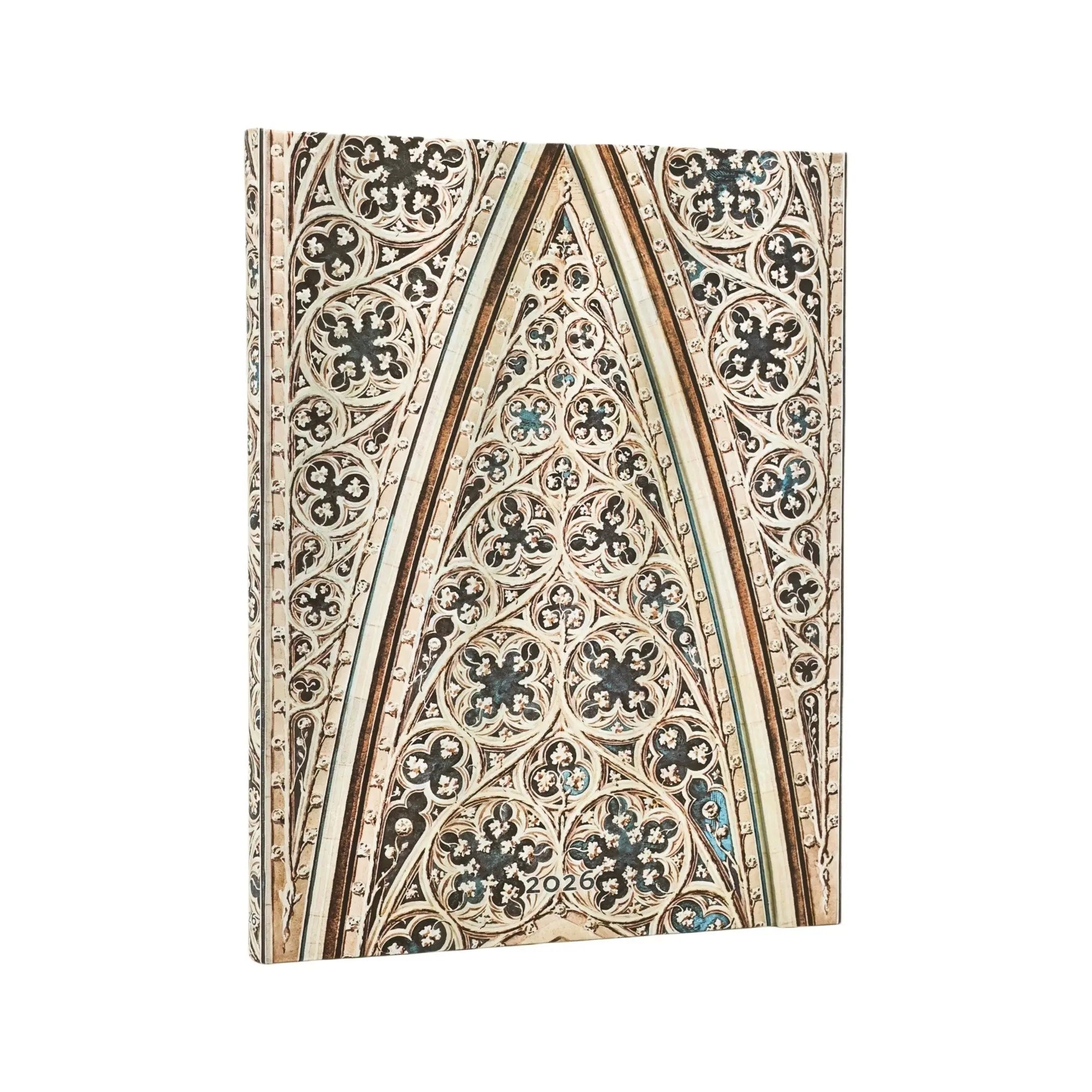 Agenda 2026 PAPERBLANKS Voûte de la Cathédrale de Milan - 1 semaine sur 2 pages - Ultra - Hardcover - Vertical - 160p - 9780349709482