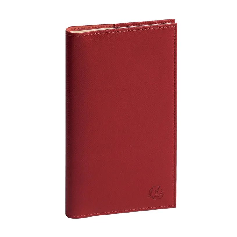 Agenda 2027 EXACOMPTA SL 17 - 9 x 17,5 cm - 1 semaine par page - Orientation horizontale - Rialto rouge - 3660942091688