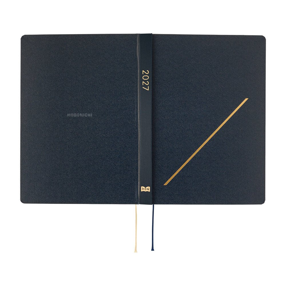 Agenda 2027 HOBONICHI HON - A5 - Slash (Navy) - 