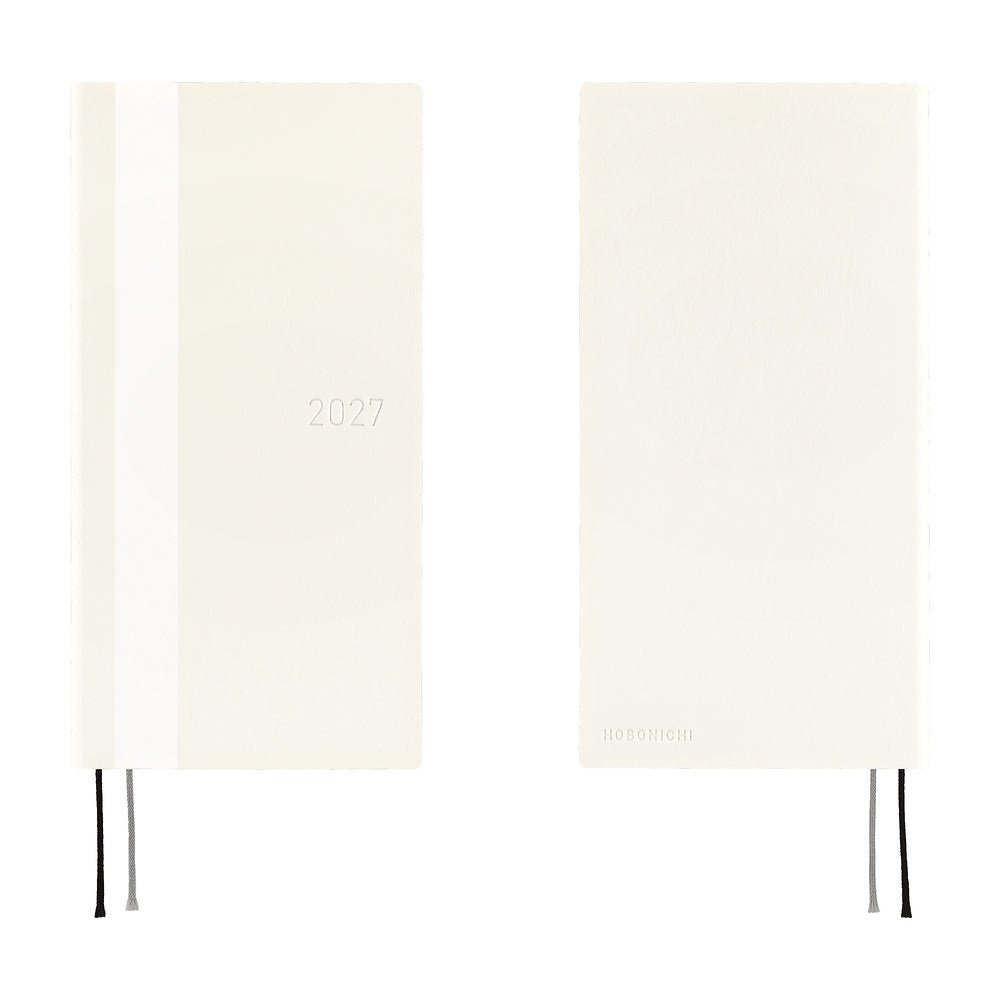 Agenda 2027 HOBONICHI Techo Weeks - White Line : Ivory - 
