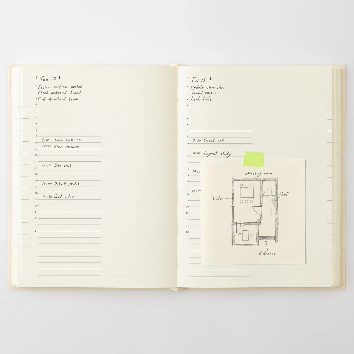 Agenda 2027 MD Notebook Diary 1 Day 1 Page - A5 - 4902805224932