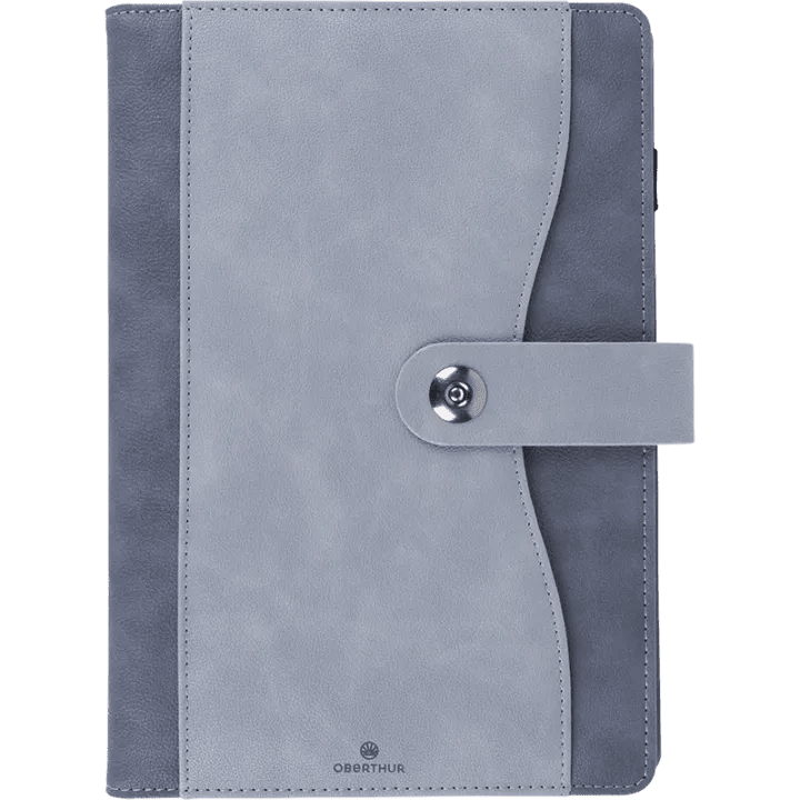 Agenda 2027 OBERTHUR Davos - 16 x 24 cm - 1 semaine sur 2 pages - Orientation verticale - Gris - 3664447228334