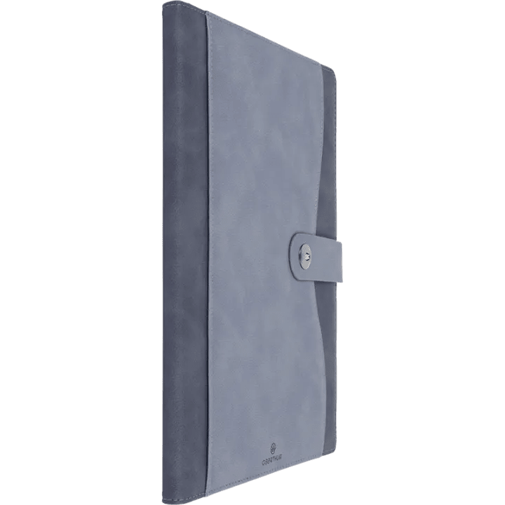 Agenda 2027 OBERTHUR Davos - 21 x 27 cm - 1 semaine sur 2 pages - Orientation verticale - Gris - 3664447228280
