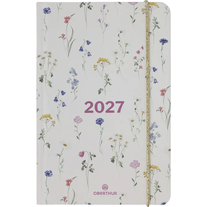 Agenda 2027 OBERTHUR Giverny - 10 x 15 cm - 1 semaine sur 2 pages - Orientation verticale - Herbier - 3664447233758