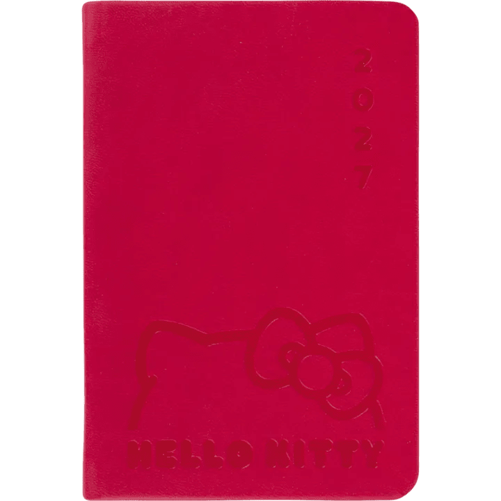 Agenda 2027 OBERTHUR Hello Kitty - 10 x 15 cm - 1 semaine sur 2 pages - Orientation verticale - Nœud - 3664447234830