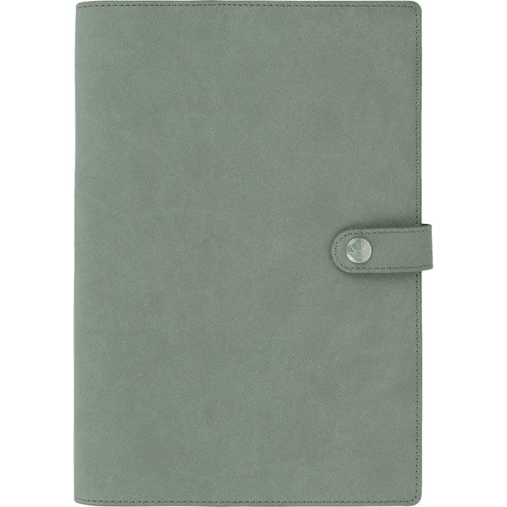 Agenda 2027 OBERTHUR Lady Kent - 16 x 24 cm - 1 semaine sur 2 pages - Orientation verticale - Vert - 3664447230740