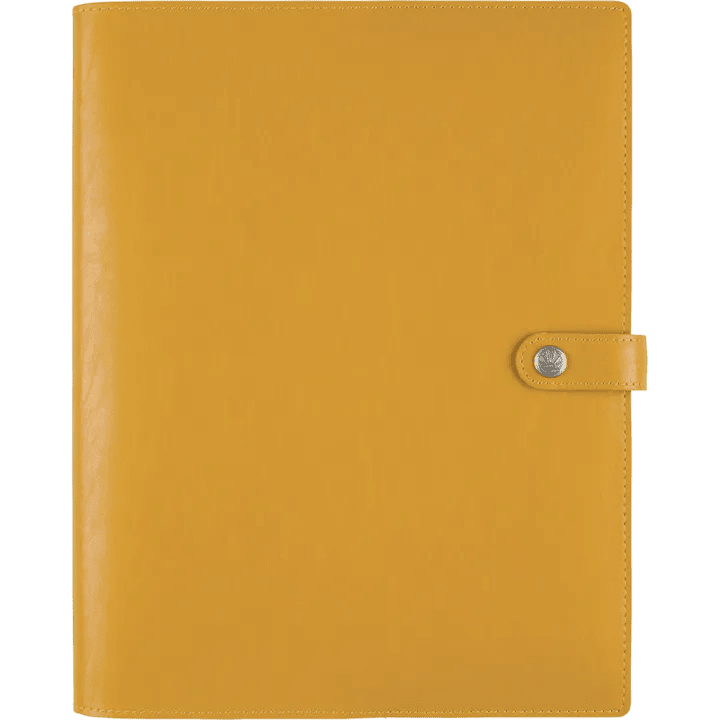 Agenda 2027 OBERTHUR Lady Kent - 21 x 27 cm - 1 semaine sur 2 pages - Orientation verticale - Safran - 3664447230689