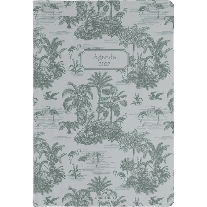 Agenda 2027 OBERTHUR Vienne - 16 x 24 cm - 1 semaine sur 2 pages - Orientation verticale - Animal - 3664447229546