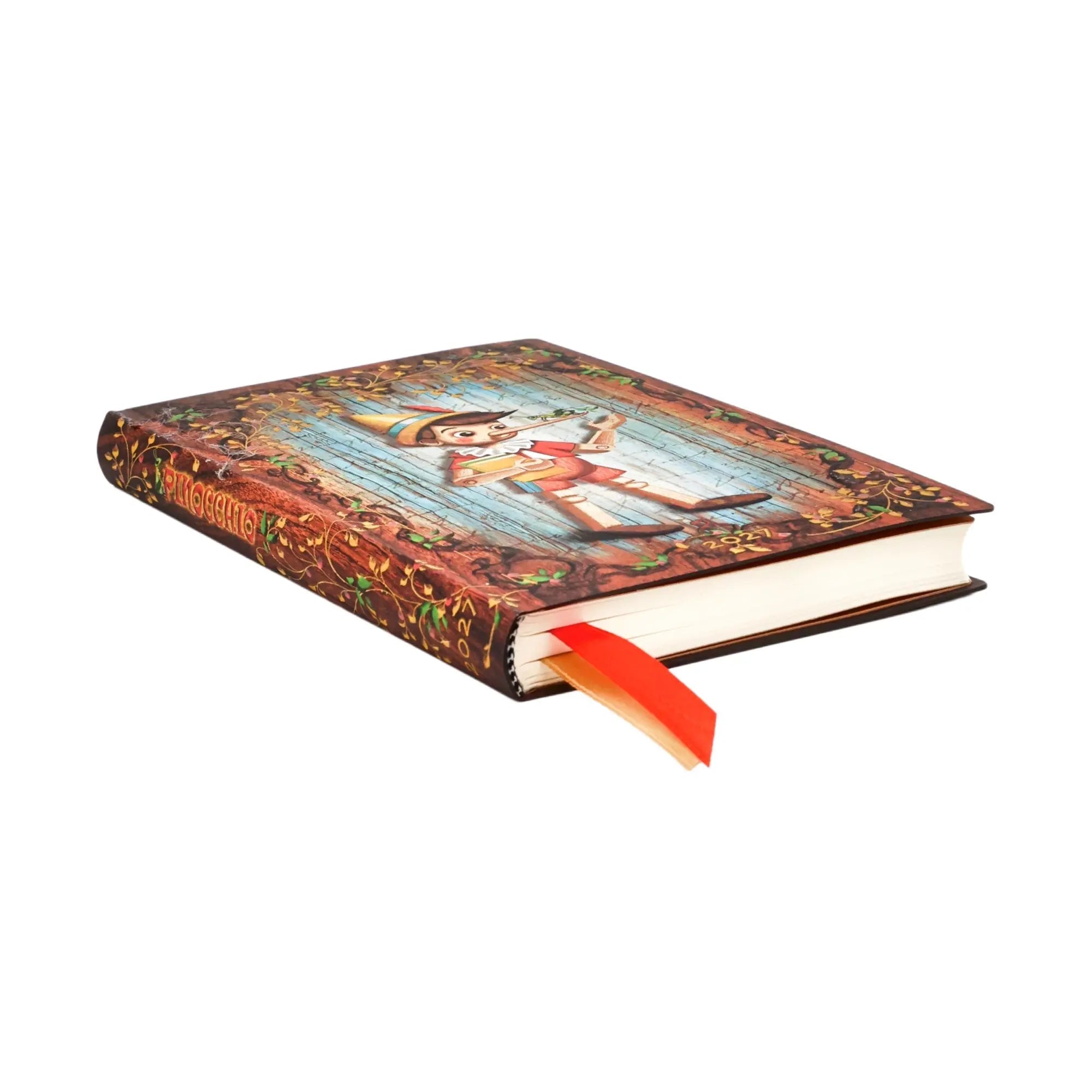 Agenda 2027 PAPERBLANKS Carlo Collodi, Pinocchio - 1 semaine sur 2 pages - Mini - Softcover - Horizontal - 176p - 9780349721170