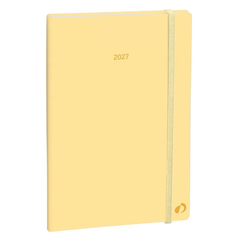 Agenda 2027 QUO VADIS Ministre Color - 16 x 24 cm - 1 semaine sur 2 pages - Orientation verticale - Pastel vanille - 3371010544158