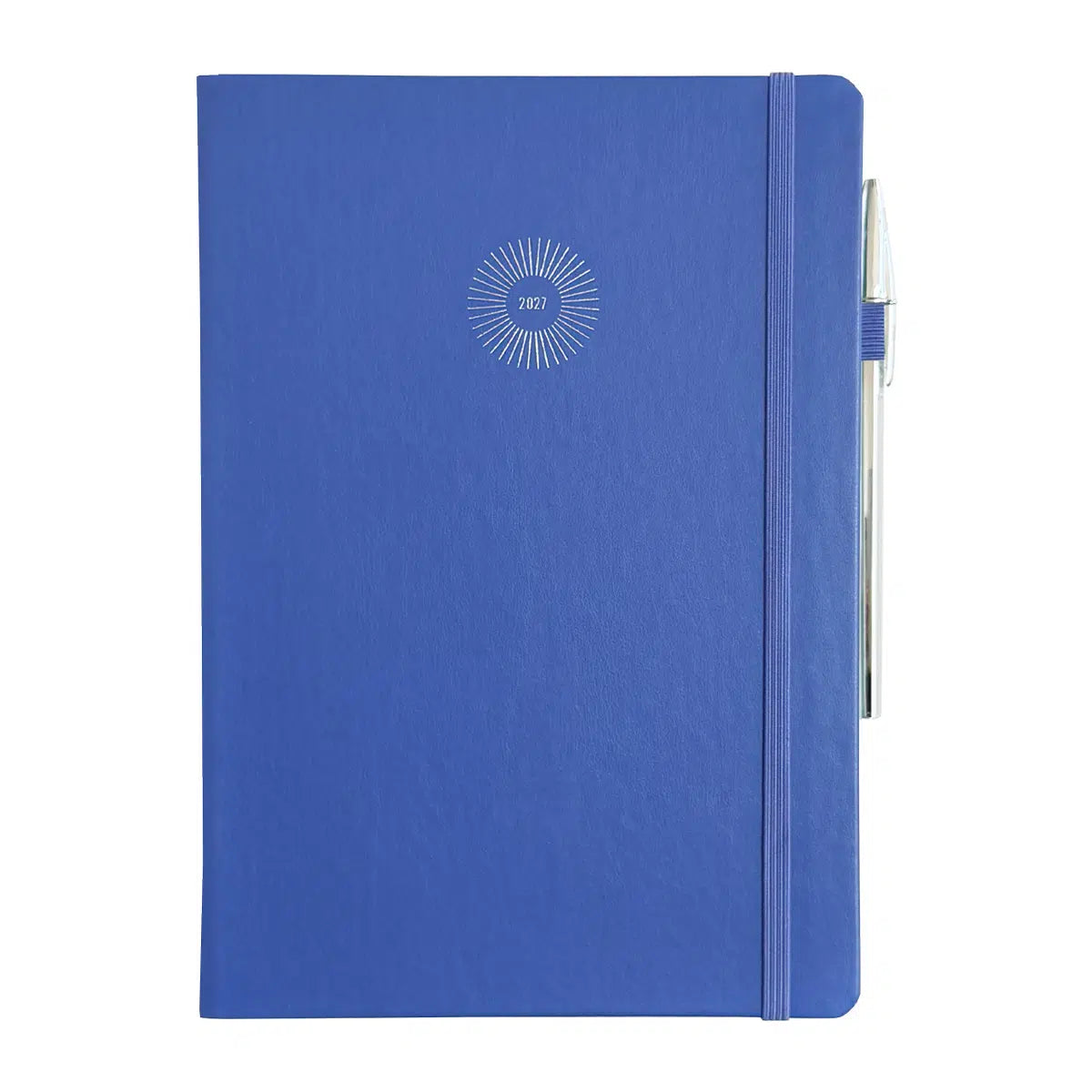 Agenda 2027 ÉPOPÉE Clémence - B5 - 1 semaine sur 2 pages - Orientation verticale - Bleu lavande
