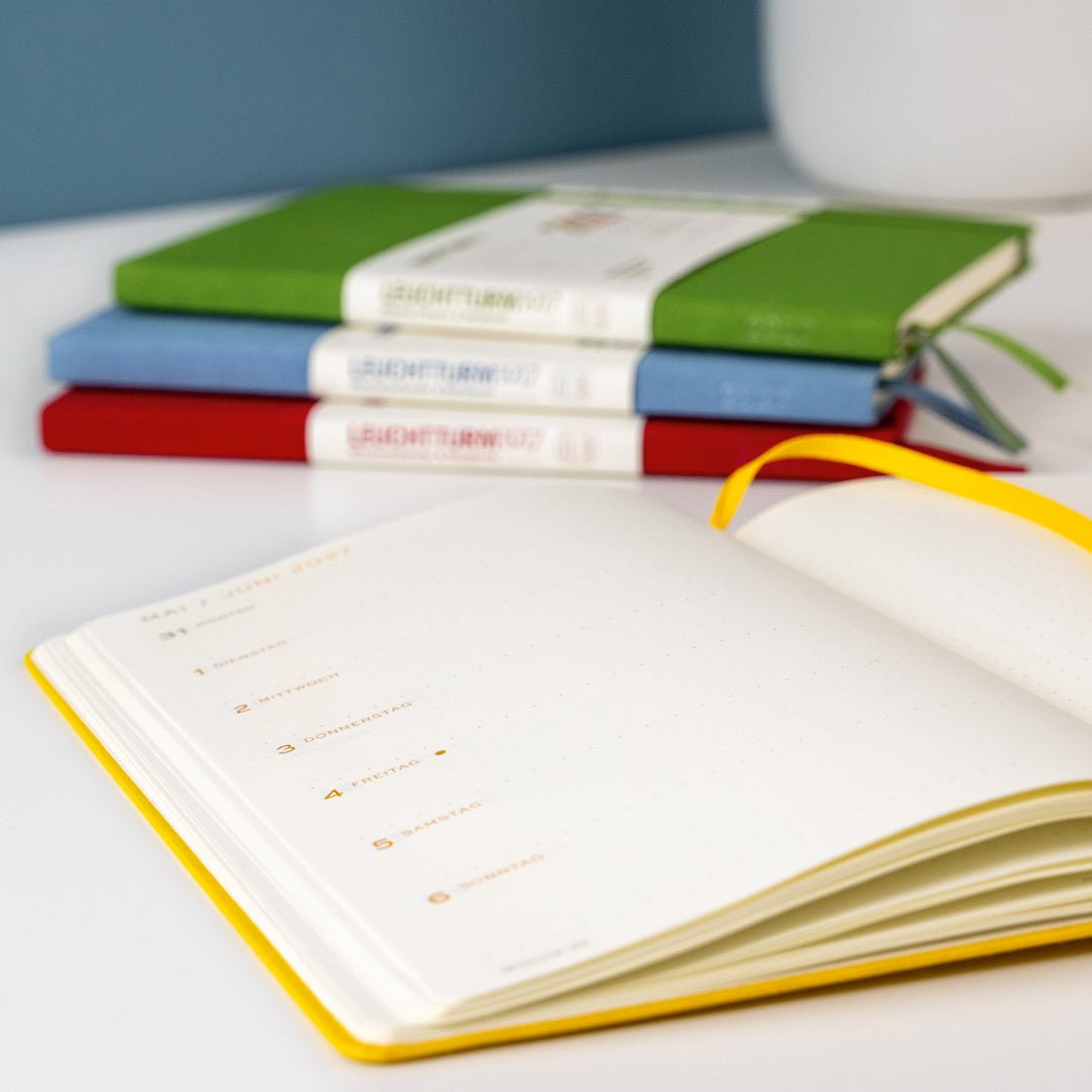 Agenda Colourful Seasons Edition 2027 LEUCHTTURM1917, Anglais - A5 - Hardcover - Red - 4070292003566