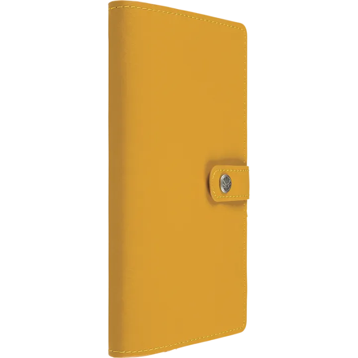 Agenda 2027 OBERTHUR Lady Kent - 9 x 16,5 cm - 1 semaine sur 2 pages - Orientation horizontale - Safran