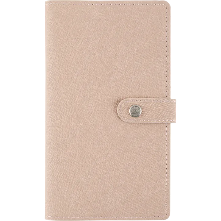 Agenda 2027 OBERTHUR Lady Kent - 9 x 16,5 cm - 1 semaine sur 2 pages - Orientation horizontale - Nude