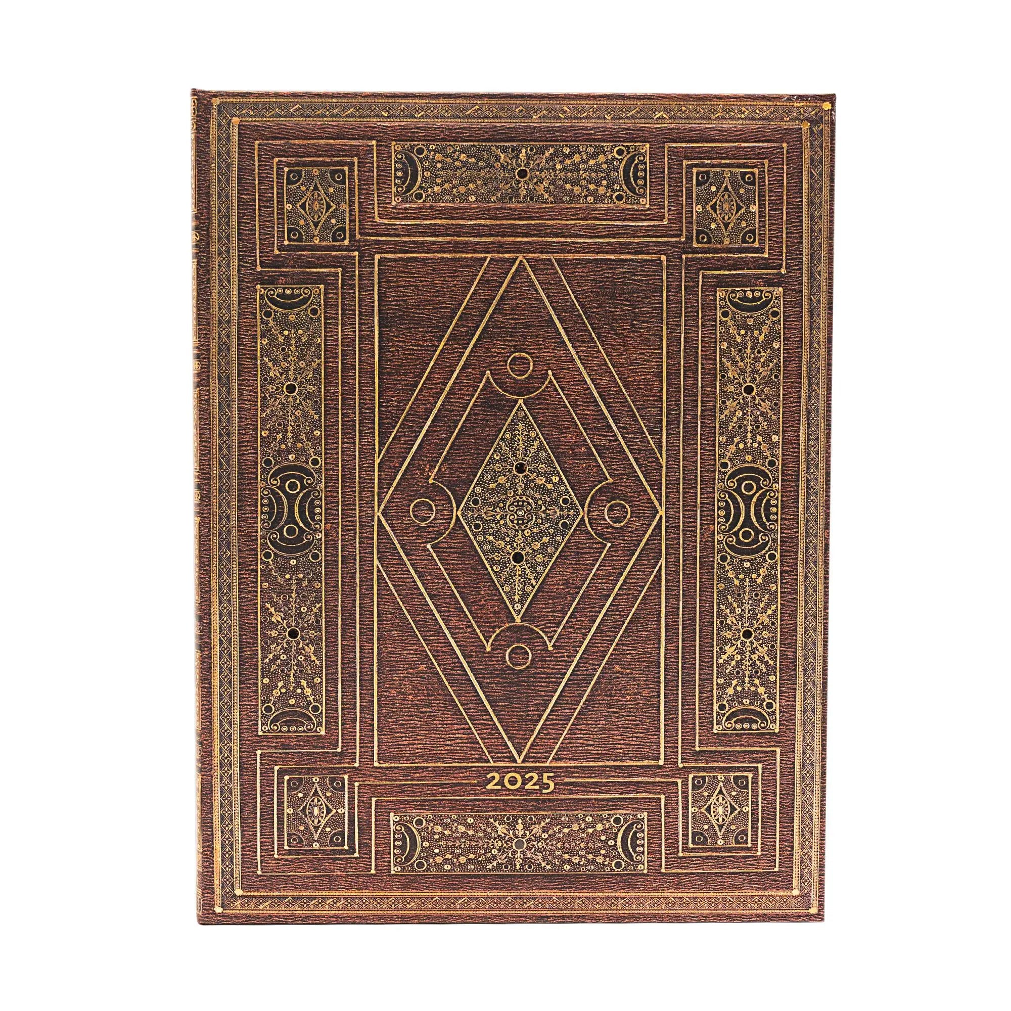 Agenda PAPERBLANKS 2025 Premier Folio - 12 mois - 1 semaine sur 2 pages - Ultra Rigide Vertical 160p - 9781408759295