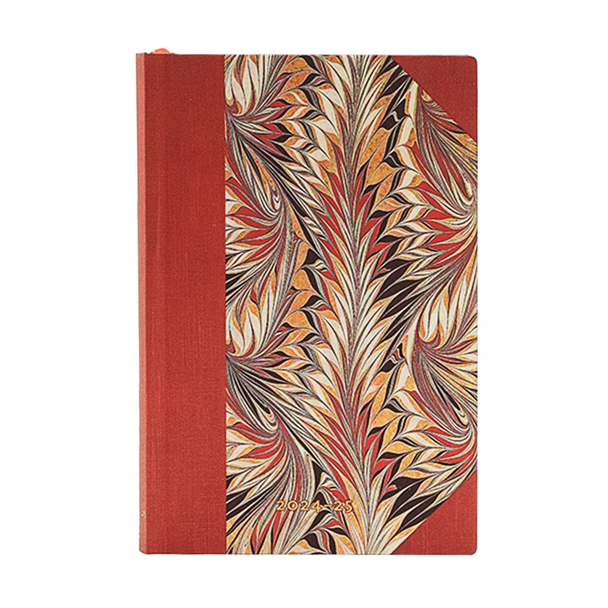 Agenda PAPERBLANKS 2025 Rubedo - 13 Mois - 1 semaine sur 2 pages - Mini Souple Horizontal 176p - 9781408754283