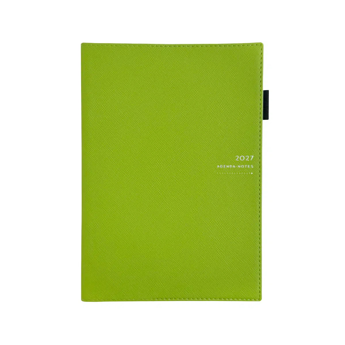 Agenda 2027 ÉPOPÉE Patience - A5 - 1 semaine sur 2 pages - Orientation verticale - Vert